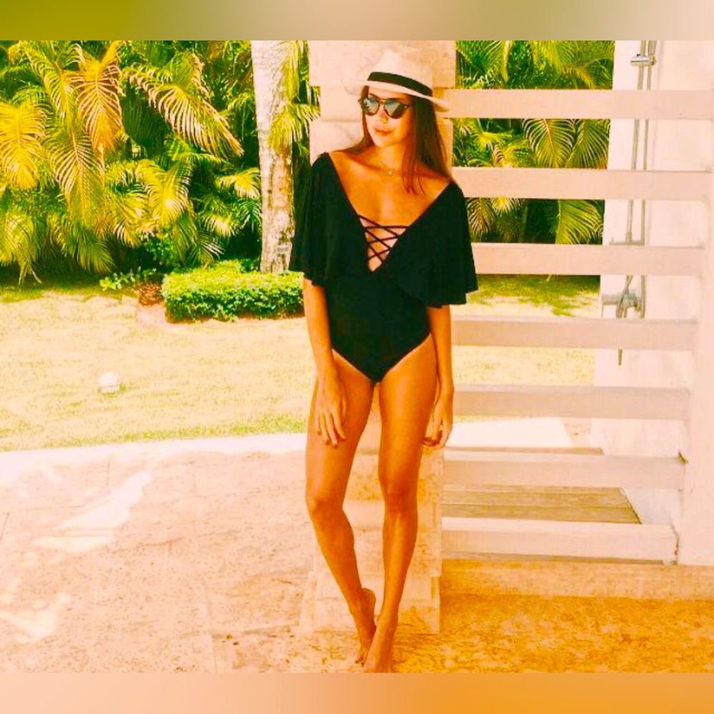 New with tags Nookie of Australia Chic Black One-Piece Swimsuit